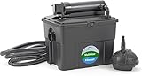 Pontec 50238 MultiClear Set 5000 - Komplettset aus Filterpumpe und Durchlauffilter , Durchlauffilterset, Mehrkammerfilter, Gartenteichfilter