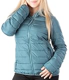 Brandsseller Damen Steppjacke mit Kapuze Leichte Übergangsjacke Winterjacke L 44/46