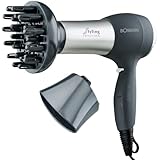 Bomann® Haartrockner mit Diffusor & Formdüse | Hair Dryer mit 'Cool Shot' für glänzendes Haar | Haarfön mit 3 Leistungsstufen und 2 Gebläsestufen | 2000 Watt | HTD 889 CB