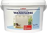 Wilckens Wandfarbe waschfest matt, 2,5 l, Weiß