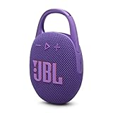 JBL Clip 5 - Lila – Tragbare Bluetooth-Lautsprecher-Box mit JBL Pro Sound, tiefem Bass und Playtime-Boost-Funktion – Wasserfest und staubfest – 12 h Laufzeit