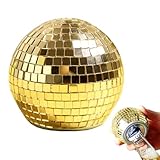 Discokugel Flaschenöffner - Funky Spiegel Design Bier Werkzeug mit Fänger No Escape Puller | Lustiges Küchenbar Zubehör für Party, Retro Stil Öffner Geschenk für Frauen, Männer, Freunde, Gastgeberin