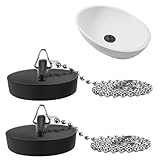 Stöpsel für Spülbecken, Waschbecken Badewannenstöpsel für Kette Badewanne, Spülbecken Waschbeckenstöpsel Badewannenstöpsel Stöpsel Kette Waschbecken Küchenspüle