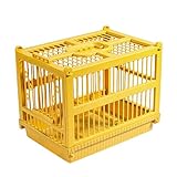Vogel-Transportkäfig – Griffkäfig für Vögel mit stehender Sitzstange, belüfteter Kakadu-Träger, für drinnen und draußen, Spaziergänge, Papageien, Sittiche, Nymphensittiche, Finken, Lovebird, Kakadu