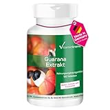 Guarana Extrakt - 1200mg Guaranasamen pro Tablette - 180 Tabletten - ! FÜR 6 MONATE ! - vegan - 4-fach konzentriert | Vitamintrend®