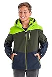 Killtec Jungen Ksw 161 Bys Jckt Skijacke Funktionsjacke mit Kapuze und Schneefang, apfel, 164 EU