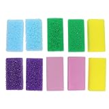 TOYANDONA Bimsstein Fußpflege 10 Stück Tragbarer Hornhautentferner mit Rauer Oberfläche Ergonomischer Fußbimsstein Zur Pediküre und Massage Leicht und Komfortabel