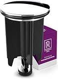M. ROSENFELD HOME Universal Waschbeckenstöpsel 40mm Chrom Abflussstopfen – aus Messing, universal mit Gummi für Waschbecken im Bad und Bidets - Excenterstopfen - Höhenverstellbar, Rostfrei & Dicht