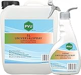 PVU Ungeziefer Spray 5 Liter +500ml - Insekten & Ungeziefer bekämpfen mit Langzeitwirkung Innen und Außen auf Wasserbasis