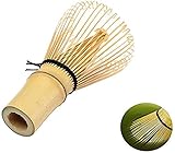 Bambus Matcha Peitsche mit Pulver Peitsche mit japanischem Tee Zeremonie Zubehör -100 Borsten (Matcha Besen)