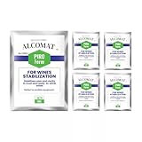 Alcomat PIRO Ferm - Weinhefe zur Stabilisierung - Kaliummetabisulfit für Wein und Most - Stoppt die Gärung, eliminiert Wilde Hefen und schützt vor Mikroflora (50g)