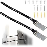 Fernseher Kippsicherung, TV Kippsicherung, Kippsicherung Möbel für Fernseher und Möbel, Verstellbar TV Sicherung Kinder für Secure TV To Furniture, 2 Stück