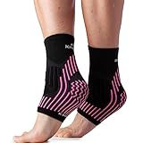 KINESIA Propriozeptive Knöchelbandage, hohe Kompression, Sportbandage, elastisch, für Damen und Herren, verhindert Verletzungen, fördert die Erholung von Verstauchungen im Knöchel, Plantarfasziitis