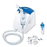 Beurer Inhalator IH 26 und Nasenspülung mit Kompressor, Inhalationsgerät zur Behandlung von Atemwegserkrankungen wie Erkältungen und Bronchitis, White, 1 Stück (1er Pack)