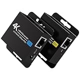 VEDINDUST 4K30HZ HDMI Extender 131FT 40M HDMI Over Ethernet RJ45 über Cat5e/Cat6 Kabel Übertragung Transmitter Repeater Unterstützt 1080P 3D POC EDID