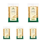 Alnatura Bio Nudeln aus Hartweizengrieß Fusilli, 500 g (Packung mit 5)