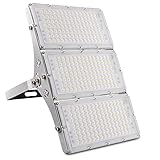 Bellanny LED Strahler Außen 300W 30000LM Fluter Flutlichter, 6500K Kaltweiß Scheinwerfer, IP65 Wasserdicht Außenstrahler, 180° Verstellbarer Halter Wandleuchte für Garten Garage Hof Veranda Sportplatz