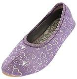 Beck Mädchen Deluxe Hausschuh, Violett, 29 EU