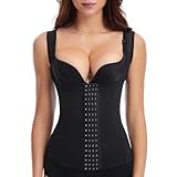 DOEOMK Korsett Damen Bauchweg, Waist Trainer, Bauchgurt Nach Geburt, Corsage Damen Shapewear, Unterbrust Korsett mit Trägern, Corset optimiert den Bereich um Taille, Hüfte und Bauch sichtbar (M)