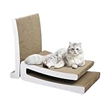 Katzenkratzmatte - Katzenkratzbrett | Bretter Ersatz | Wellpapier Material 3D Design | Kratzfest Klettern Schlafen Spielmatte für Indoor Katzen