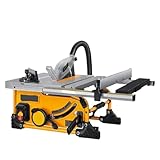 8-Zoll-Staubfreie Holzschneidemaschine 80 Zähne Kreissäge 1500 W Tragbare Tischkreissäge for die Holzbearbeitung