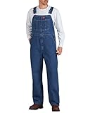 Dickies, Herren, Dickies Denim-Latzhose in Washed-Optik, STONEWASHED INDIGOBLAU, 38W / 32L