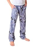 MOR Jungen Schlafanzughose Lang Pyjamahose Kinder (Grau, 152)
