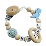 Individuell gestaltetes Babygeschenk mit Namen für Mädchen & Jungen personalisiertes Baby Geschenk (Blau)