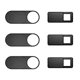 Webcam Abdeckung 6er-Pack, Laptop Webcam Cover Ultra dünn für iMac, MacBook Pro, Mac, Computer, Smartphone, Slider oder Sticker Kamera Blocker Schützen Sie Ihre Privatsphäre und Sicherheit