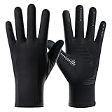 Warme gefütterte Handschuhe, gefütterte Handschuhe für Männer | rutschfeste Motorradhandschuhe für den Außenbereich, Thermoschneehandschuhe mit Touchscreen für Herren, zum Fahren, Wandern,