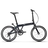 Sava Z3 Carbon Faltrad 20 Zoll | Ultraleichtes Klapprad mit Carbon Rahmen & Sora R3000 9-Gang | Für Erwachsene, Damen & Herren, Dunkelblau