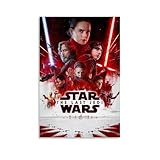 IYARNOVA Star Wars Leinwand-Posterdruck, Jugendwohnheim, Dekoration, Poster, dekoratives Gemälde-Poster, ästhetische Leinwand, Wandkunst, Mädchen und Jungen, 20 x 30 cm, ungerahmt, 38