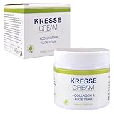 FSSPLJHYJ Kressesalbe, Aktiv Kressesalbe Plus, Aktiv Kressesalbe Gegen Altersflecken, Kresse Salbe Gesichtscreme, Feuchtigkeitsspendender Kressewirkstoff, Bio Kressesalbe Aktiv gegen Altersflecken