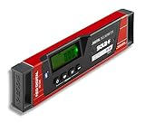 SOLA - RED 25 digital - digitale Wasserwaage 25 cm mit Bluetooth - Wasserwaage mit LCD - Fernsteuerung über Smartphone und App - Neigungsmesser digital - IP65