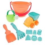 ADOCARN 1 Satz Strandeimer Strandspielzeug Für Strandsandspielzeug Outdoor- Aus Kunststoff Sommerspielzeug Am Meer Sandstrand Strand Und Plastik