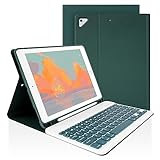 LAMA 9,7 Zoll iPad-Tastatur-Hülle, kabellose Tastaturhülle für 9,7 Zoll iPad Pro (2018 iPad 6. Generation, 2017 iPad 5. Generation, 2016 iPad Pro, iPad Air 2/1), abnehmbare Tastaturhülle und