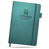 BIROYAL Trainingstagebuch Deutsch mit 186 Workout für dein Krafttraining, Undatierte Trainingsbuch A5, Fitness Journal für Fitnessenthusiast, Workout Gym Buch für Bodybuilding im Gym & ​Heimtraining