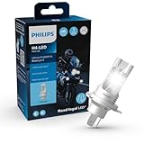 Philips Ultinon Pro6000 Boost gen2 Direct-fit H4-LED Moto, Scheinwerferlampe mit Straßenzulassung für Motorräder*, +300% helleres Licht**