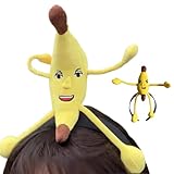 Genérico Bananen-Haarreif, gelber Bananen-Haarreif, niedliche Hüte für Cosplay, Fotozubehör, Kleiderhut, Kostümzubehör für Erwachsene