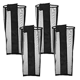 WEKADRIN 4 Stück Gamaschenschutz Professionelle Fliegengamaschen Fliegengamaschen Für Pferde Stallgamaschen Schützende Pferdebeinwickel Atmungsaktive Pferdegamaschen Pferdenetz