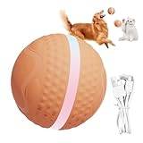 Interaktives Hundespielzeug Hundeball - Interaktiver Hundeball, Led wasserdichte Hundespielzeugbälle | Robuster Und Langlebiger, Automatisch Rollender Ball, Selbstspringender Ball Sorgt Für Spaß Bewe