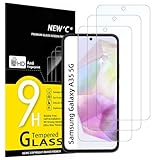 NEW'C 3 Stück, Panzer Schutz Glas für Samsung Galaxy A35 5G (6,6 Zoll), Frei von Kratzern, 9H Härte, HD Displayschutzfolie, 0.33mm Ultra-klar, Ultrabeständig