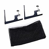omiinitio Falten PingPong Meshes Net Clip Indoor Und Outdoor Tischtennisnetz Und Post Set Für Spiel des Trainingswettbewerbsspiels