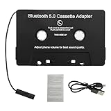 Auto Audio Bluetooth Kassette zu AUX-Empfänger, Kassetten Adapter für Autoradio, 5.0 Audio Kassetten für das Auto, KFZ-Kassettenadapter, Auto-Audio-Kassette auf AUX-Adapter,Geeignet für Autoradio