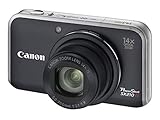 Canon PowerShot SX210 IS Digitalkamera (14 MP, 14-fach opt. Zoom, 7.6cm (3 Zoll) Display) schwarz