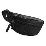 Bauchtasche Cord Damen Umhängetasche Cords mit Schultergurt Einstellbar Modische Cord-Hüfttasche Schwarz Freizeit Sport Hüfttaschen Crossbody Bag Unisex für Damen, Herren