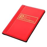 DOITOOL Münzsammelbuch Münzsammelbücher Sammler Gedenkaufbewahrung Münzausstellungshalter Münzsammlungshalter Münzbuchhalter Sammelalbum Organizer Klein Pvc Rot