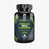 Tribulus Terrestris | Ergänzungsmittel für Sportler mit Erd-Burzeldorn – Burzeldorn + Maca + L-Arginin | 100 Kapseln | Hilft bei der Steigerung der Muskelmasse | Antioxidative Eigenschaften