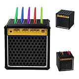Amp geformt Gitarre Plektrumhalter, Guitar Pick Holder Box, Gitarrenplektrumhalter, Guitar Pick Storage Box, Acryl E-Gitarre Kopfplatte geformt Pick-Halter, Geschenke für Musiker und Gitarristen
