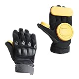 EUYueli Outdoor-Schiebehandschuhe, Downhill, Longboarding, Skate-Handschuhe, Longboards, Schutzhandschuhe mit Slider-Pucks